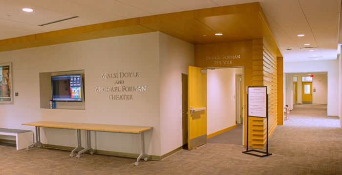 School of Communication Doyle-Forman Theater Lobby